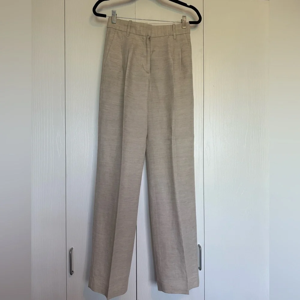 Aritzia Effortless Linen Pant Wilfred